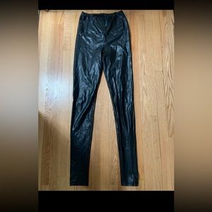 Aritzia leather leggings